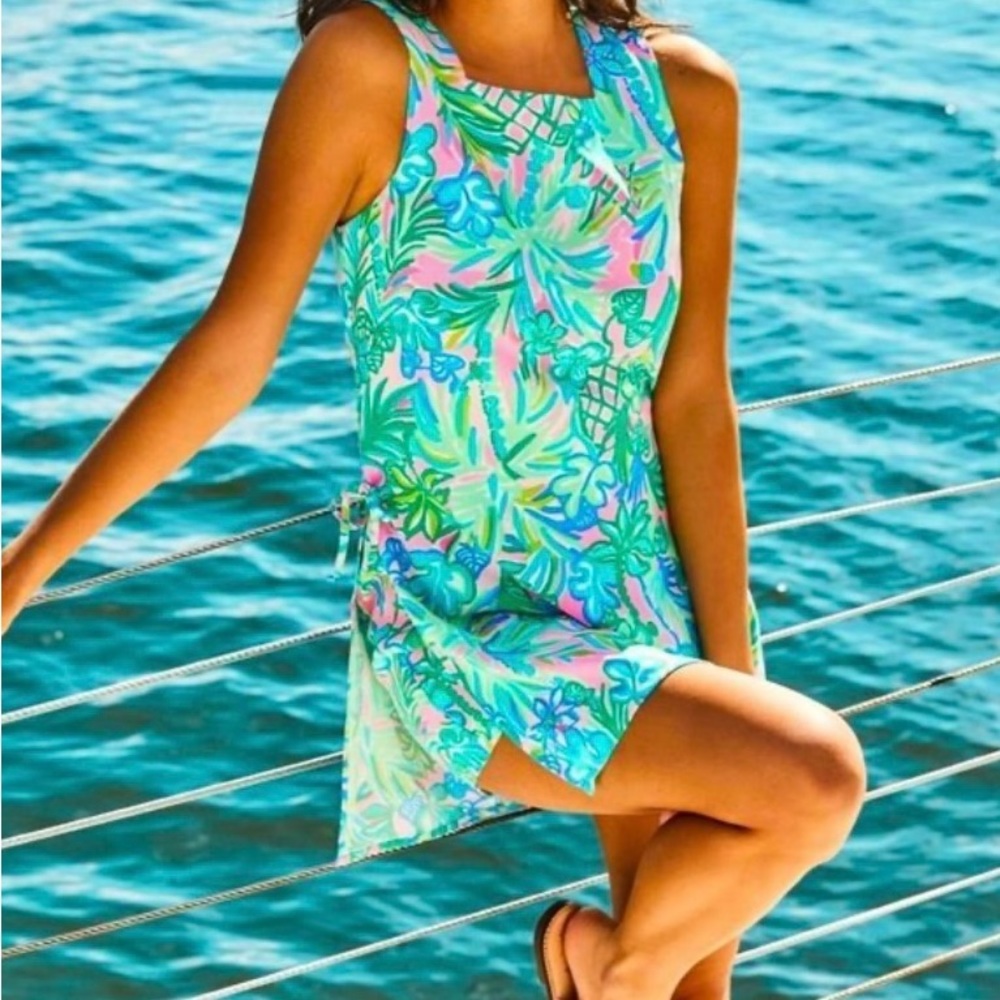 Lilly Pulitzer Donna romper Pelican Pink Coconut Row size 0